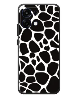 Чохол для OPPO A6 Pro з картинкою «Чорно-білий жираф»