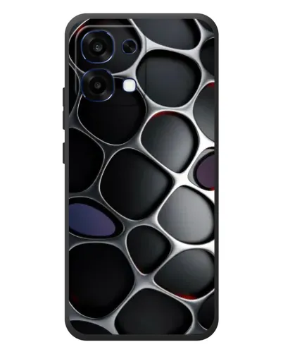 Чохол для OPPO A6 Pro з картинкою «Об'ємна темна решітка» Чохол для OPPO A6 Pro з картинкою «Об'ємна темна решітка»