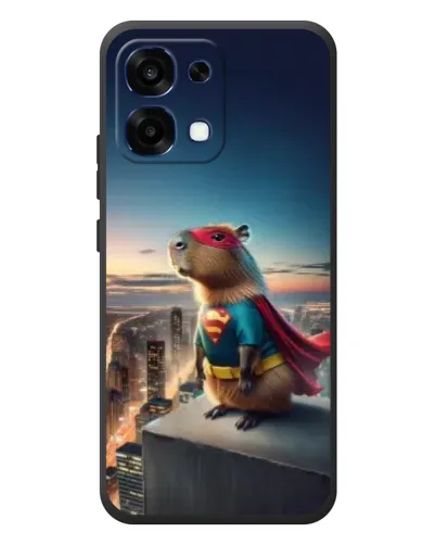 Чохол для OPPO A6 Pro з картинкою «Капі-мен супергерой» Чохол для OPPO A6 Pro з картинкою «Капі-мен супергерой»