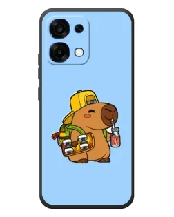 Чохол для OPPO A6 Pro з картинкою «Капібара на скейті»