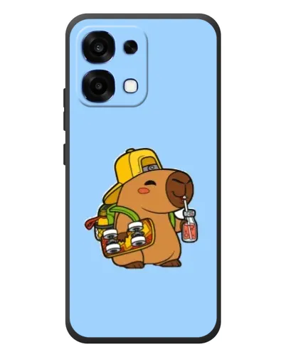 Чохол для OPPO A6 Pro з картинкою «Капібара на скейті» Чохол для OPPO A6 Pro з картинкою «Капібара на скейті»