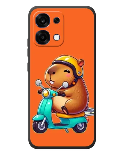 Чохол для OPPO A6 Pro з картинкою «Капібара на скутері» Чохол для OPPO A6 Pro з картинкою «Капібара на скутері»