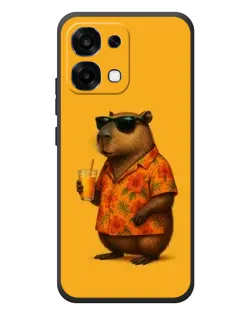 Чохол для OPPO A6 Pro з картинкою «Капібара на відпочинку»