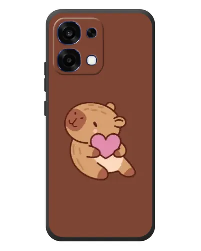 Чохол для OPPO A6 Pro з картинкою «Капібара з серцем» Чохол для OPPO A6 Pro з картинкою «Капібара з серцем»