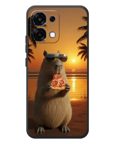 Чохол для OPPO A6 Pro з картинкою «Капібара з піцою» Чохол для OPPO A6 Pro з картинкою «Капібара з піцою»