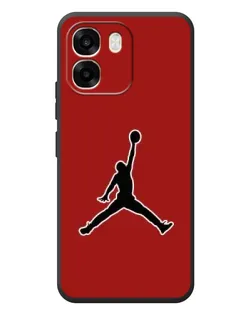 Чехол для OPPO A6 с картинкой «Jordan Red Back»