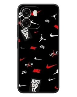 Чехол для OPPO A6 с картинкой «Nike Mix Pattern»
