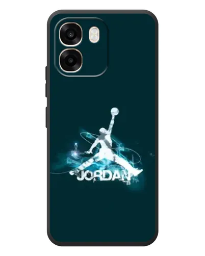 Чехол для OPPO A6 с картинкой «Jordan Blue Fire» Чехол для OPPO A6 с картинкой «Jordan Blue Fire»