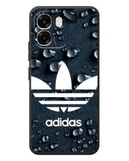 Чехол для OPPO A6 с картинкой «Adidas Trefoil Blue»
