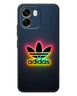 Чехол для OPPO A6 с картинкой «Неоновый Adidas»