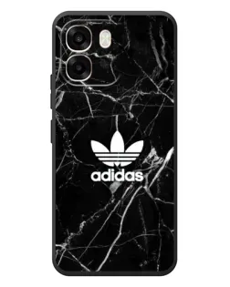 Чехол для OPPO A6 с картинкой «Белый мрамор Adidas»