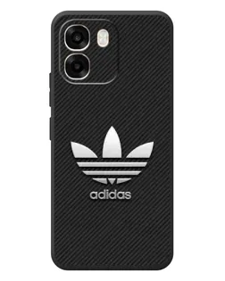 Чехол для OPPO A6 с картинкой «Adidas Карбоновая текстура»