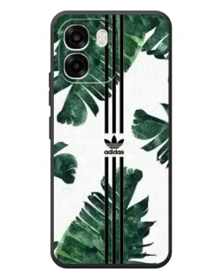 Чехол для OPPO A6 с картинкой «Пальмовые листья адидас»
