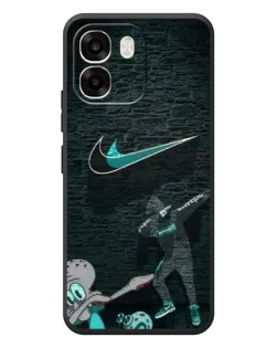 Чехол для OPPO A6 с картинкой «Спортивный арт Nike»