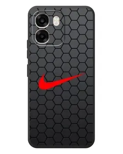Чехол для OPPO A6 с картинкой «Nike — карбоновая сетка»