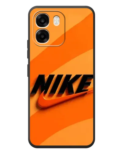 Чехол для OPPO A6 с картинкой «Оранжевый драйв Nike»