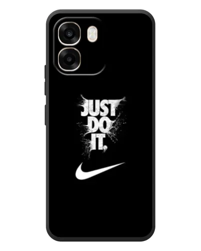 Чехол для OPPO A6 с картинкой «Текстовый принт Nike»