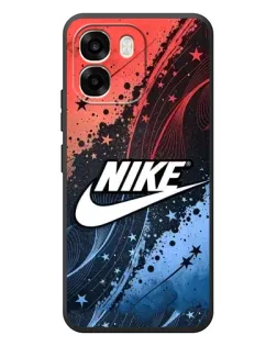 Чехол для OPPO A6 с картинкой «Градиентный принт Найк»
