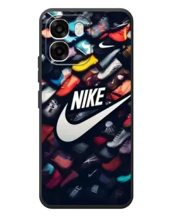 Чехол для OPPO A6 с картинкой «Коллекция кроссовок Nike»