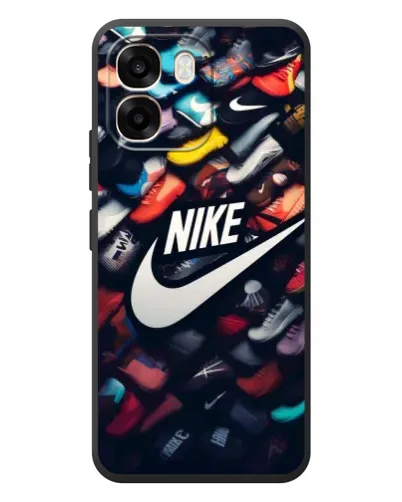 Чехол для OPPO A6 с картинкой «Коллекция кроссовок Nike»