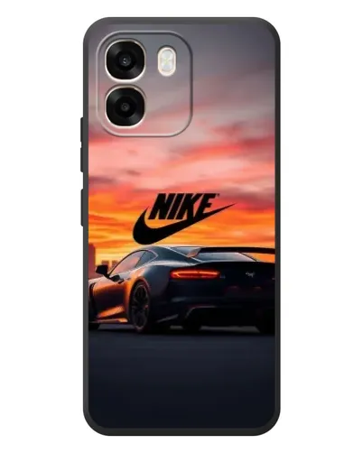 Чехол для OPPO A6 с картинкой «Nike и суперкар»