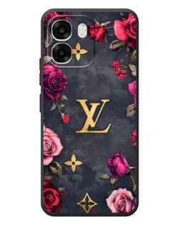 Чехол для OPPO A6 с картинкой «Цветочный Louis Vuitton»