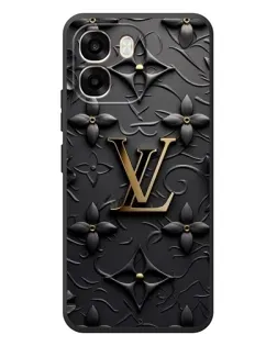 Чехол для OPPO A6 с картинкой «Кожаная текстура LV»
