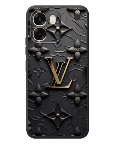 Чехол для OPPO A6 с картинкой «Кожаная текстура LV»
