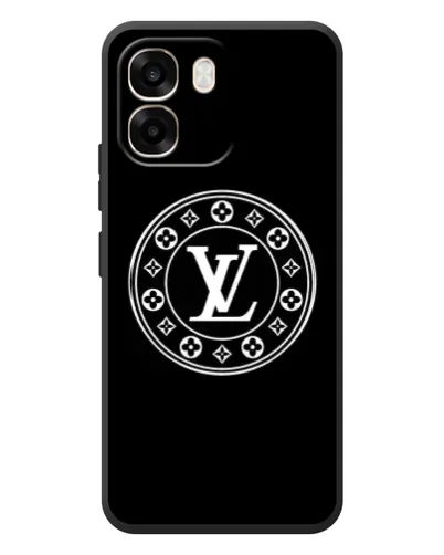 Чехол для OPPO A6 с картинкой «LV — печать стиля»