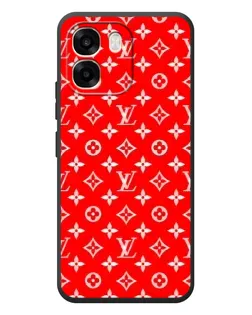 Чехол для OPPO A6 с картинкой «Яркий паттерн LV»
