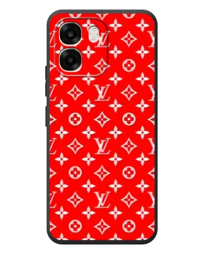 Чехол для OPPO A6 с картинкой «Яркий паттерн LV»