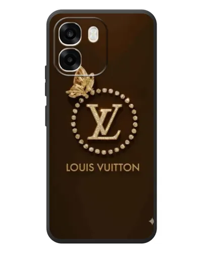 Чехол для OPPO A6 с картинкой «LV — золотая печать»
