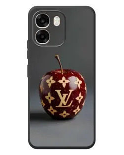 Чехол для OPPO A6 с картинкой «Красное яблоко LV»