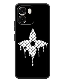 Чехол для OPPO A6 с картинкой «Цветочная монограмма»