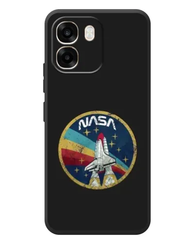 Чехол для OPPO A6 с картинкой «NASA — эмблема миссии»