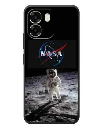 Чехол для OPPO A6 с картинкой «Астронавт на Луне»