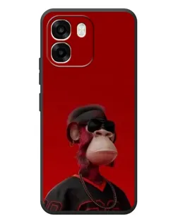 Чехол для OPPO A6 с картинкой «Bored Ape в красном»