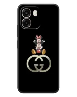 Чехол для OPPO A6 с картинкой «Минни Маус на лого»
