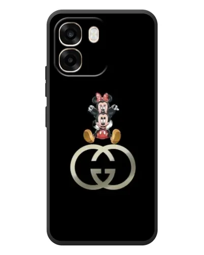 Чехол для OPPO A6 с картинкой «Минни Маус на лого»