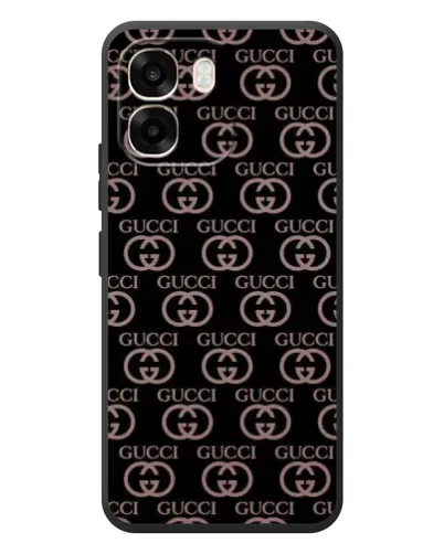 Чехол для OPPO A6 с картинкой «Классическая монограмма Gucci»