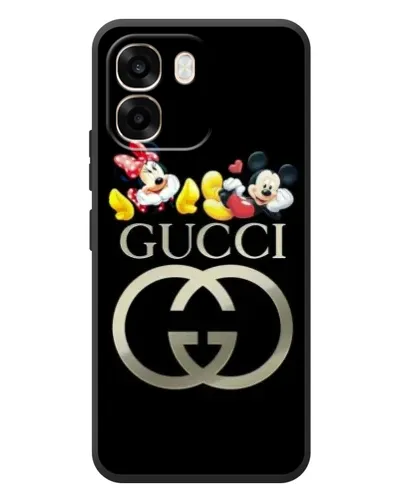 Чехол для OPPO A6 с картинкой «Gucci — герои Disney»