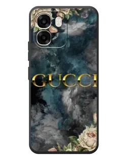 Чехол для OPPO A6 с картинкой «Абстрактные цветы Gucci»
