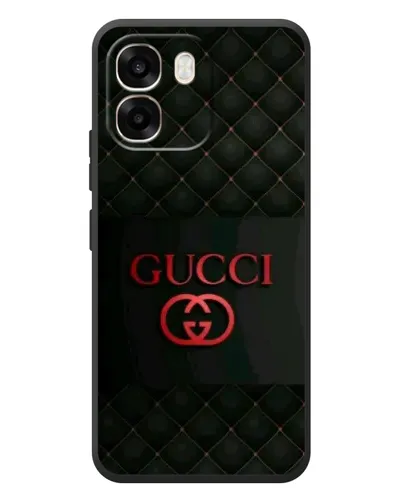 Чехол для OPPO A6 с картинкой «Gucci — стеганый черный»
