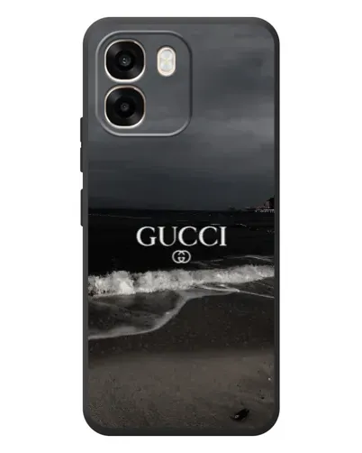 Чехол для OPPO A6 с картинкой «Gucci — морской прибой»