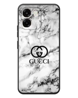 Чехол для OPPO A6 с картинкой «Gucci — мраморный шик»