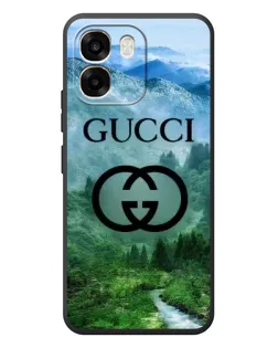 Чехол для OPPO A6 с картинкой «Gucci — горный пейзаж»