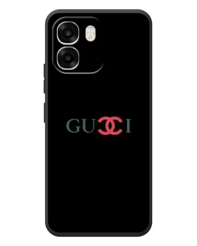 Чехол для OPPO A6 с картинкой «Gucci — красный градиент»