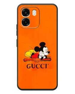 Чохол для OPPO A6 з картинкою «Міккі Маус Gucci — помаранч»