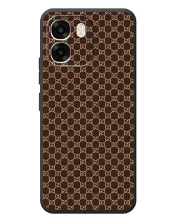 Чохол для OPPO A6 з картинкою «Gucci — шоколадна сітка»