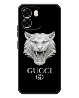 Чохол для OPPO A6 з картинкою «Gucci — срібний лев»